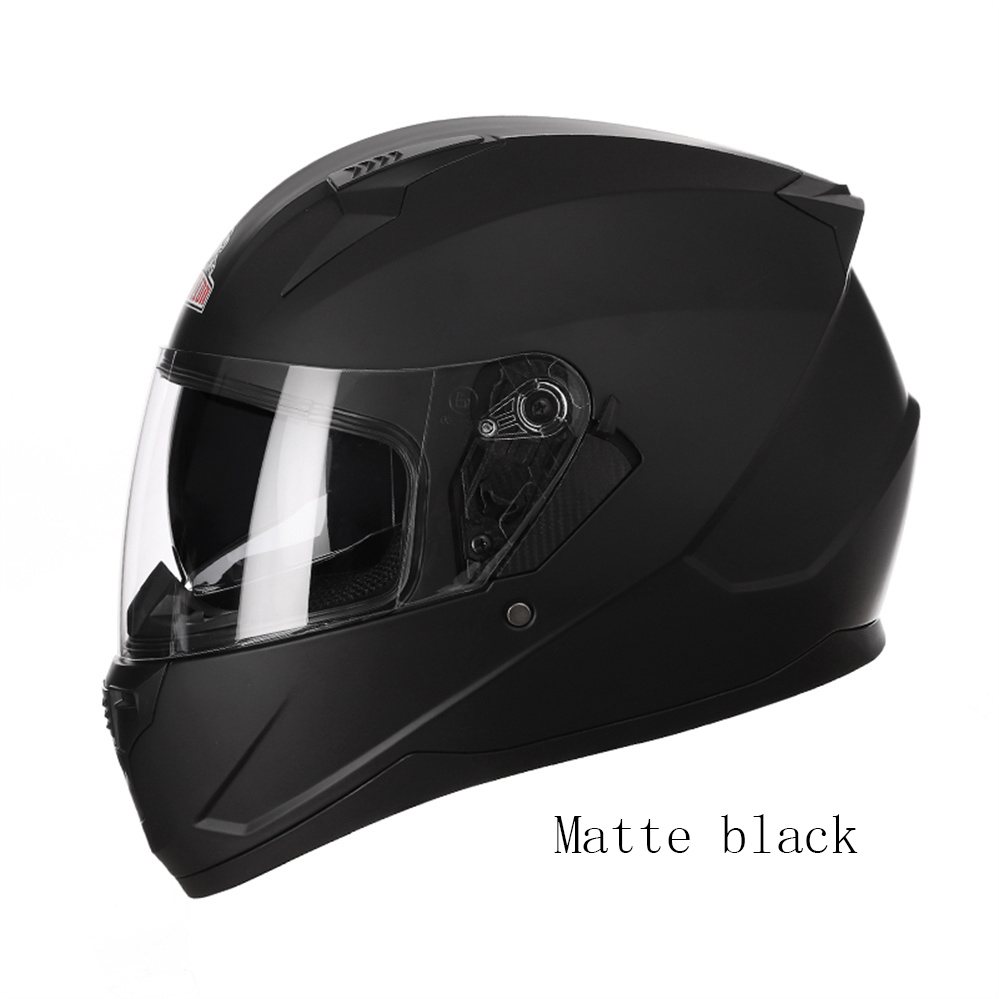 Full Face Motorcycle Helmet With Bluetooth - خوذة دراجة نارية كاملة الوجه بعدسة
