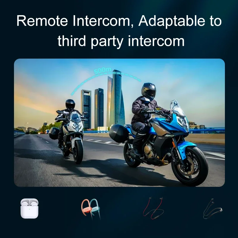 سماعة رأس للدراجات النارية Y20 - مراجعة Universal Motorcycle Helmet Intercom Headset وسعره
