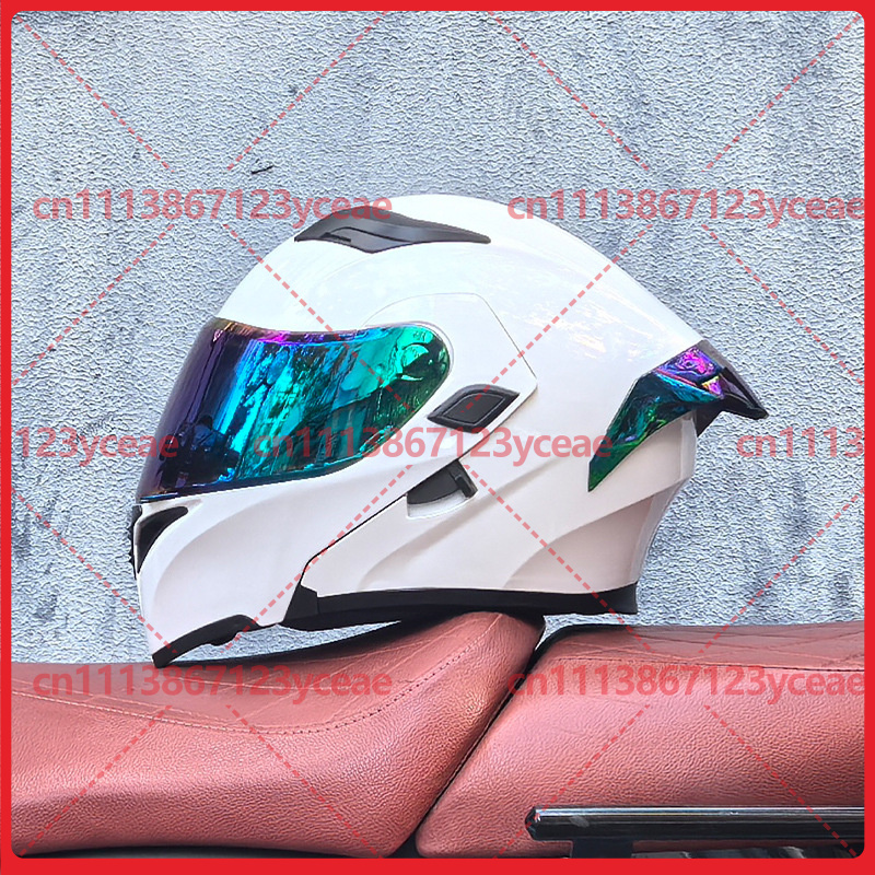 خوذة دراجة نارية مودولار من أو - مراجعة Dual Visor Motorcycle Racing Helmet وسعره