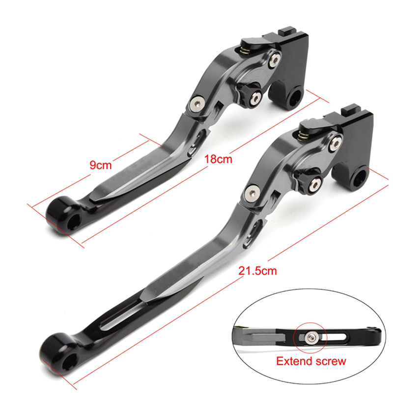 ذراع القابض والفرامل للدراجات  - مراجعة Cnc Aluminum Adjustable Brake Clutch Levers وسعره