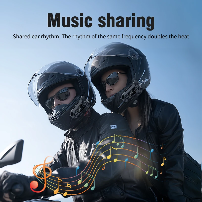 سماعة رأس بلوتوث 5.3 للدراجات  - مراجعة Universal Motorcycle Helmet Intercom Headset وسعره