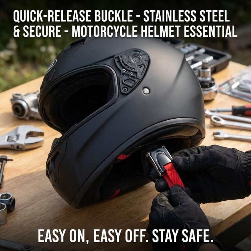 خوذات الدراجات النارية G7NA من - مراجعة Quick Release Buckle Motorcycle Helmet وسعره