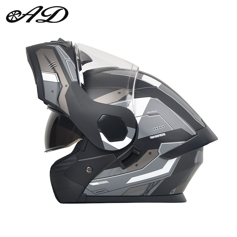 خوذة دراجة نارية مفتوحة الوجه  - مراجعة Full Face Motorcycle Helmet With Bluetooth وسعره