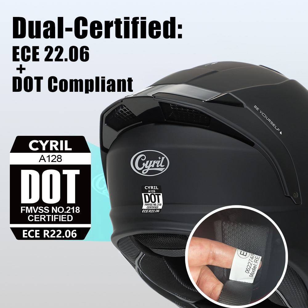 خوذة سييريل المعيارية للدراجات - مراجعة Modular Flip Up Motorcycle Helmet Dot Approved وسعره