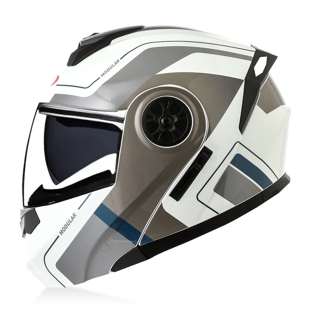خوذة دراجات نارية عالية الجودة - مراجعة Modular Flip Up Motorcycle Helmet Dot Approved وسعره