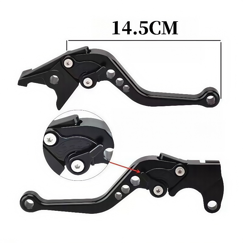 ذراع الفرامل لدراجة نارية TRIU - مراجعة Cnc Aluminum Adjustable Brake Clutch Levers وسعره