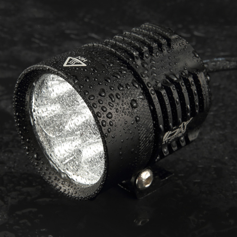 مصباح ضباب إضافي LED لدراجة نا - مراجعة Universal Motorcycle Led Headlight Projector وسعره