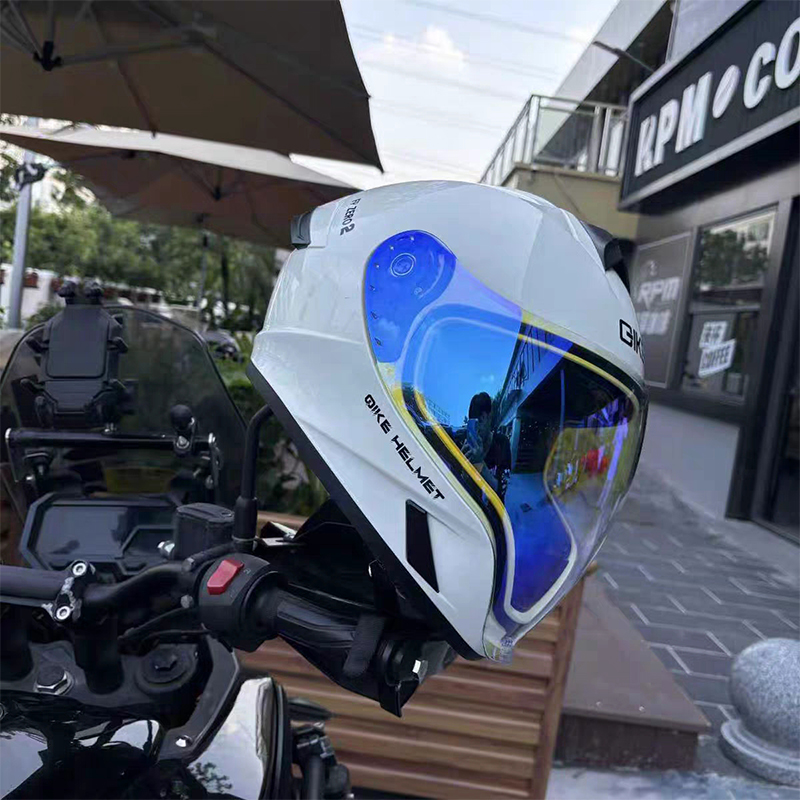 خوذة دراجة نارية كاملة الوجه م - مراجعة Full Face Motorcycle Helmet With Bluetooth وسعره