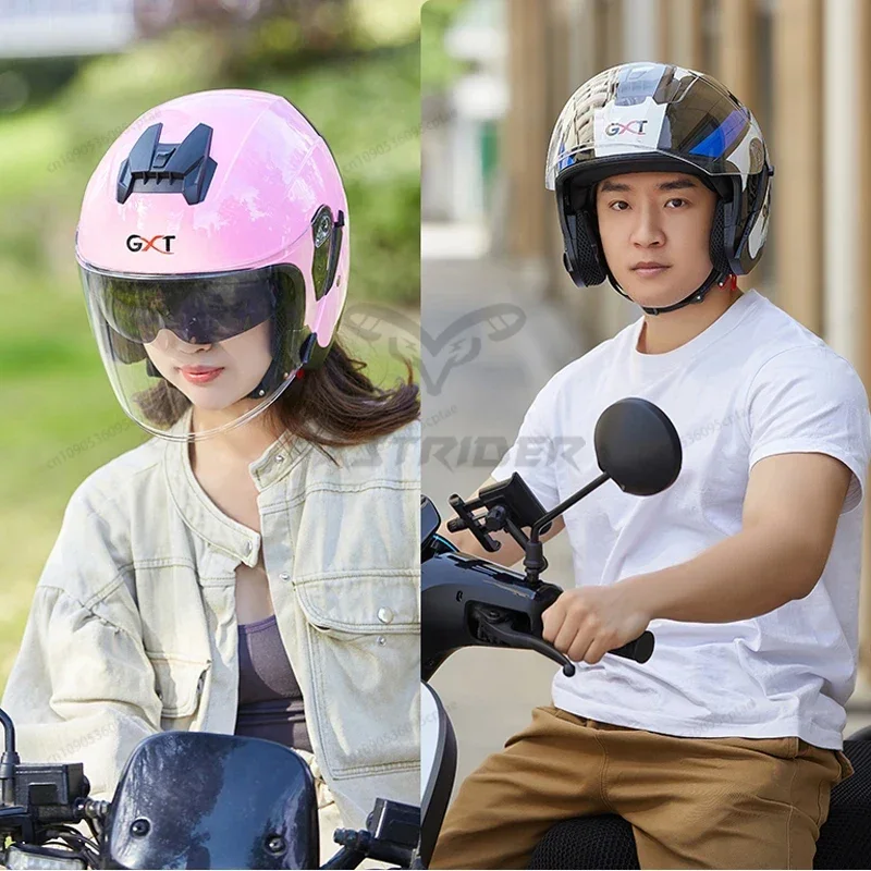 GXT دراجة نارية خوذة سماعة مكب - مراجعة Full Face Motorcycle Helmet With Bluetooth وسعره
