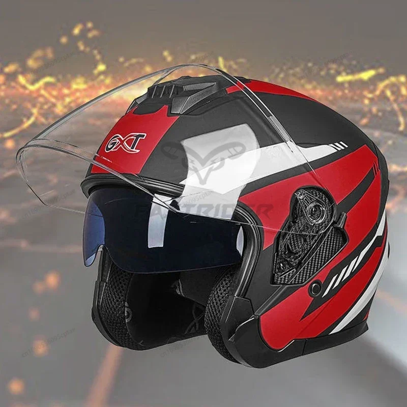 GXT دراجة نارية خوذة سماعة مكب - مراجعة Full Face Motorcycle Helmet With Bluetooth وسعره