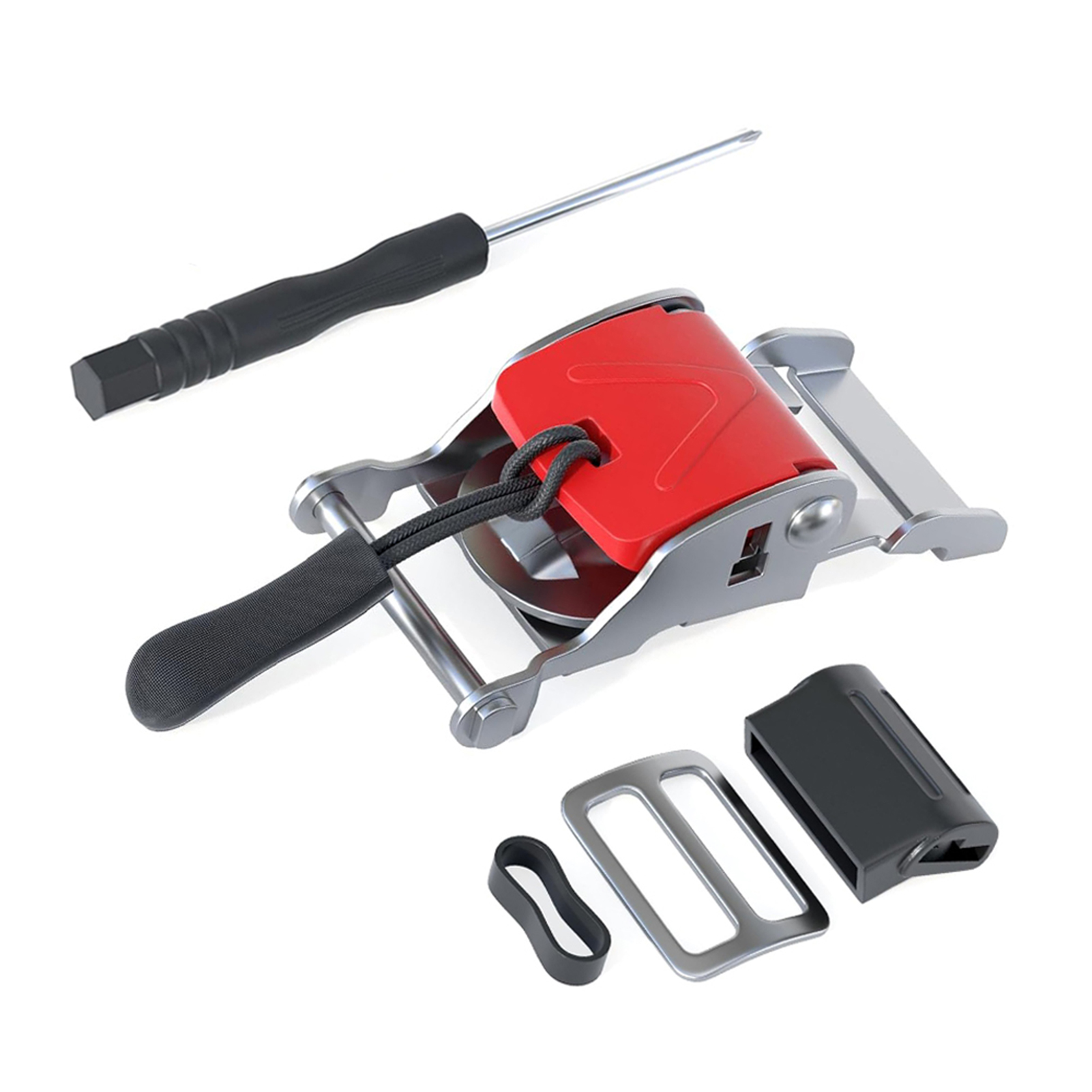 طقم مشبك خفيف الوزن سريع الفك  - مراجعة Quick Release Buckle Motorcycle Helmet وسعره