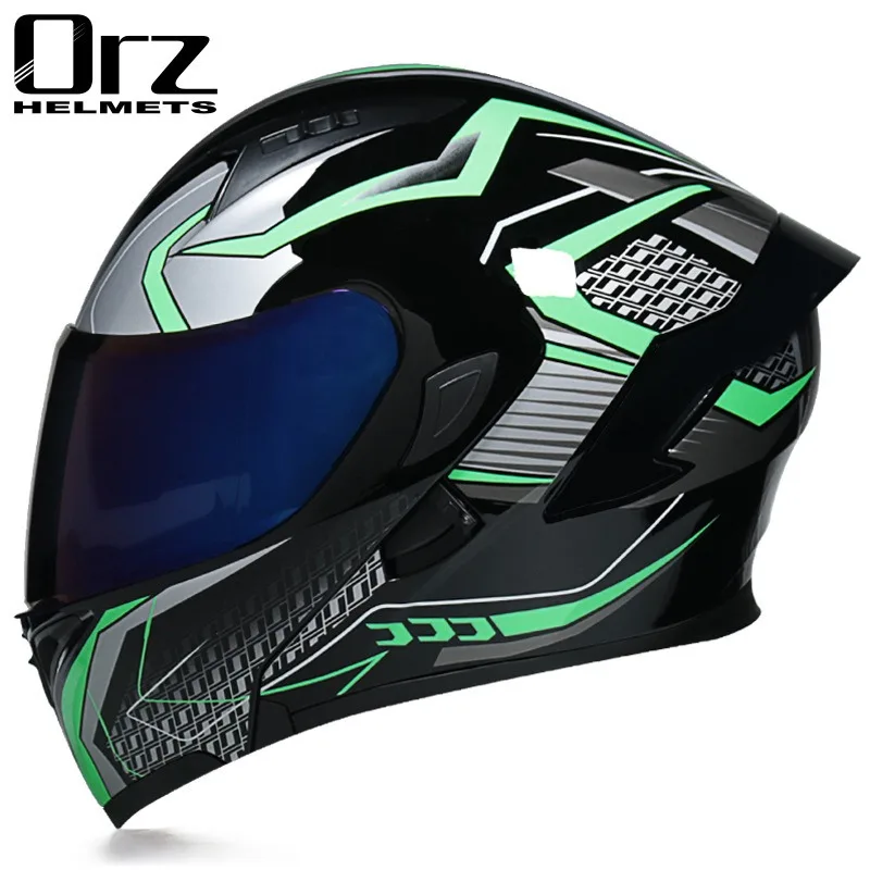 خوذة دراجة كهربائية عالمية لجم - مراجعة Full Face Motorcycle Helmet With Bluetooth وسعره